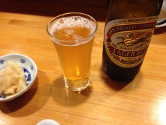 鮨勝：ビール